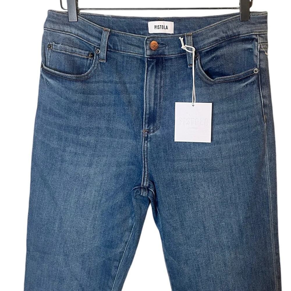 Pistola Women’s Size 31 Monroe Crop Jeans New NWT in Amaya Wash High Rise - Picture 3 of 10